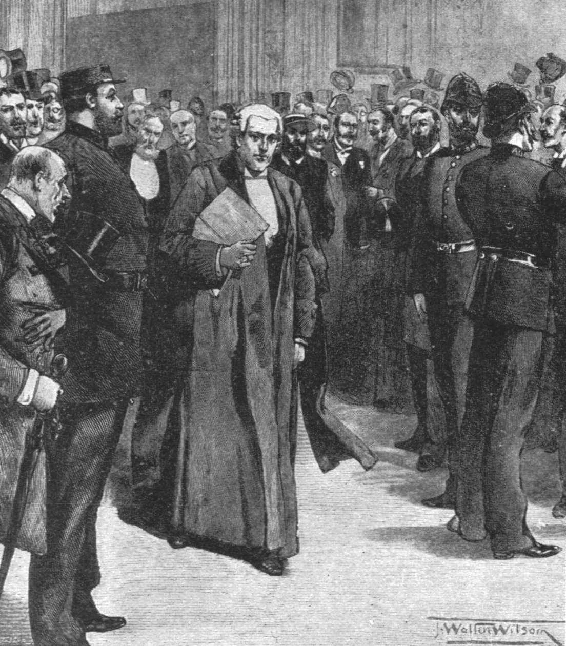 Przejście ustawy o zasadach samoistnych z Izby Gmin do Lordów, 2 września 1893, 1901. autorstwa Unbekannt