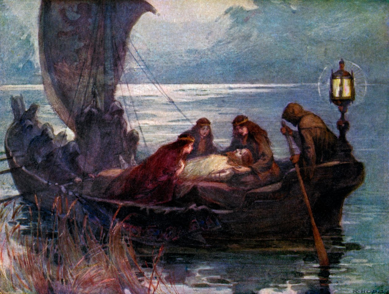 Odejście Artura, 1925 autorstwa Unbekannt