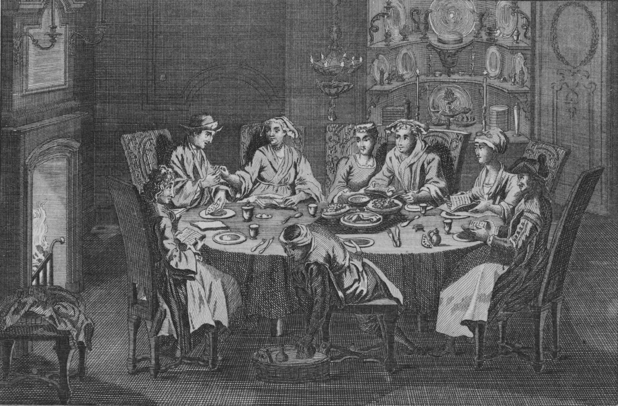 Pascha portugalskich Żydów, ok. 1730 r. autorstwa Unbekannt