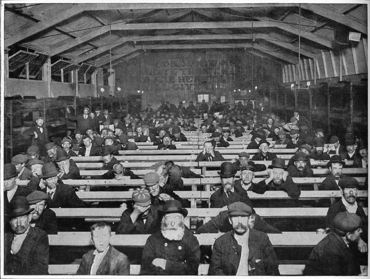 The Penny Sit-Up, schron Armii Zbawienia, Blackfriars, Londyn, c1900 1901 autorstwa Unbekannt