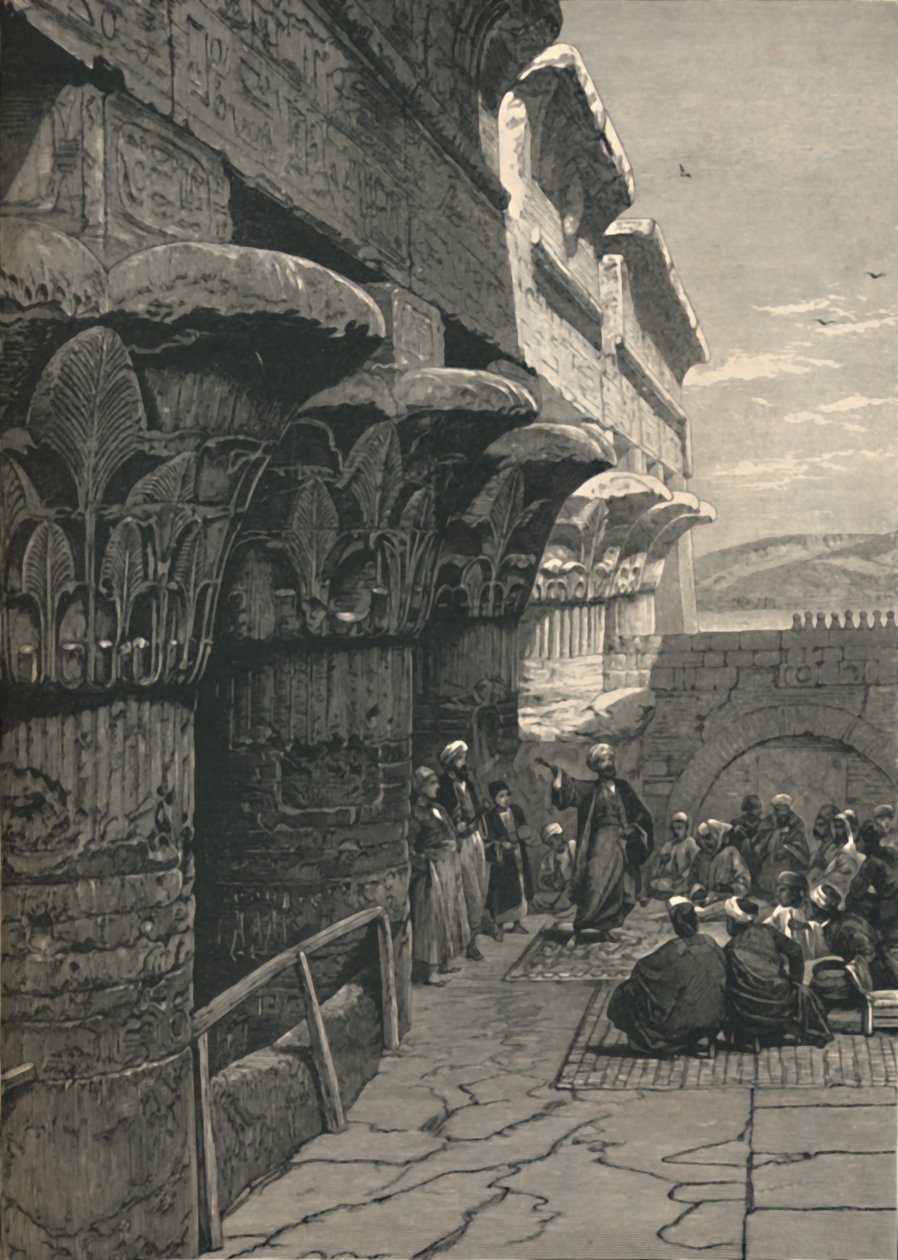 Sala kolumnowa Ezneh, 1879, 1886 autorstwa Unbekannt