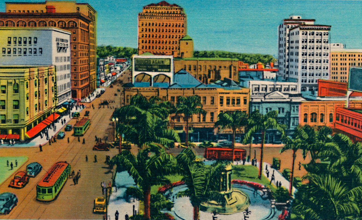 Plac. San Diego, Kalifornia, ok. 1941 r. autorstwa Unbekannt