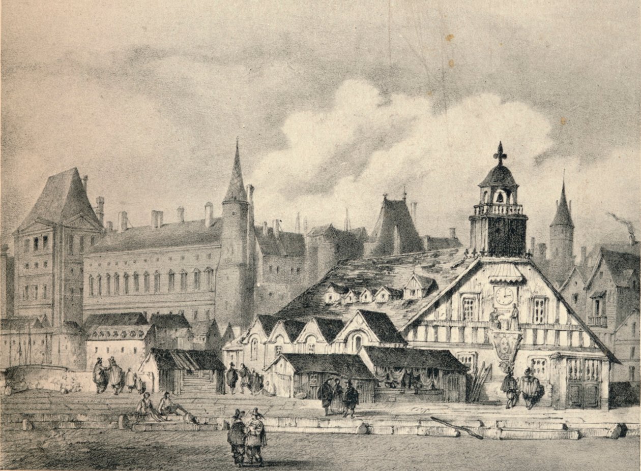 Pompe de la Samaritaine w 1635, 1915 autorstwa Unbekannt