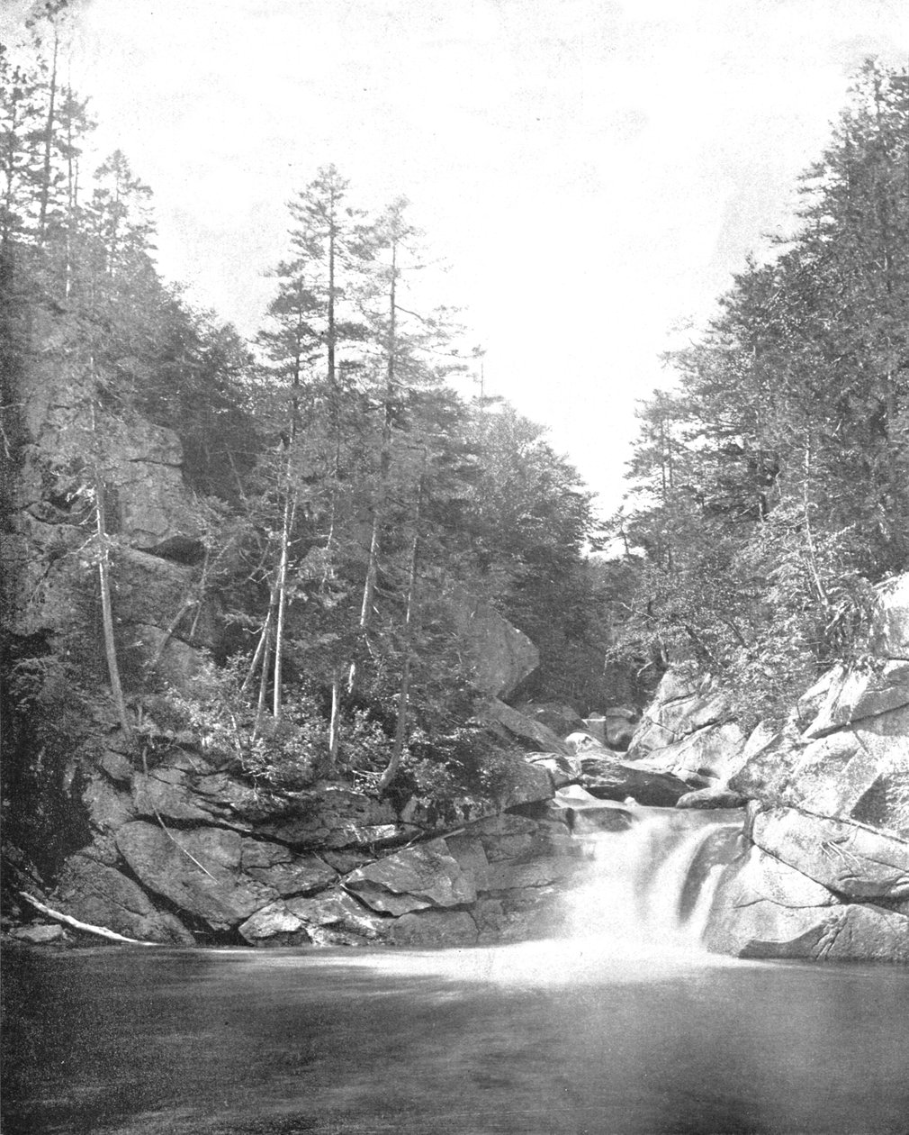 Basen, pasmo Frankonia, Białe Góry, New Hampshire, USA, ok. 1900. autorstwa Unbekannt