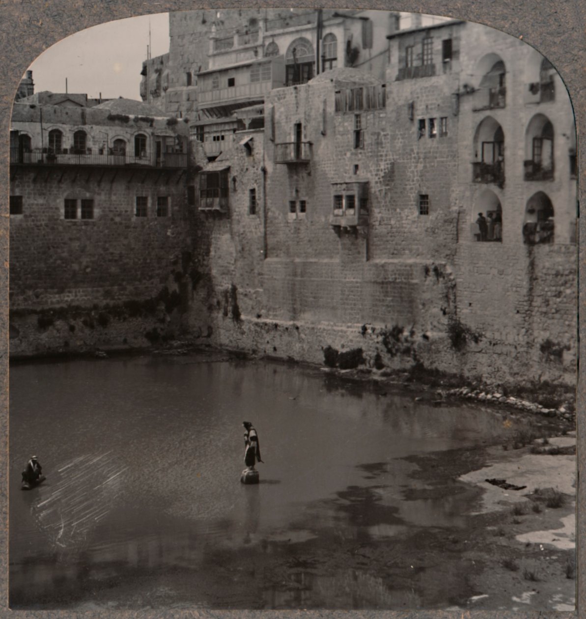 Basen Ezechiasza, Jerozolima, ok. 1900 autorstwa Unbekannt