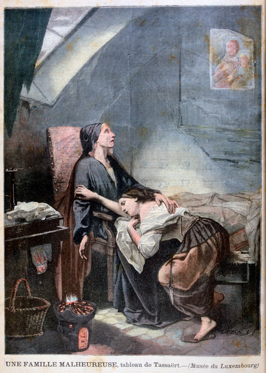 Rodzina uboga, czyli samobójstwo, 1849, 1897 autorstwa Unbekannt