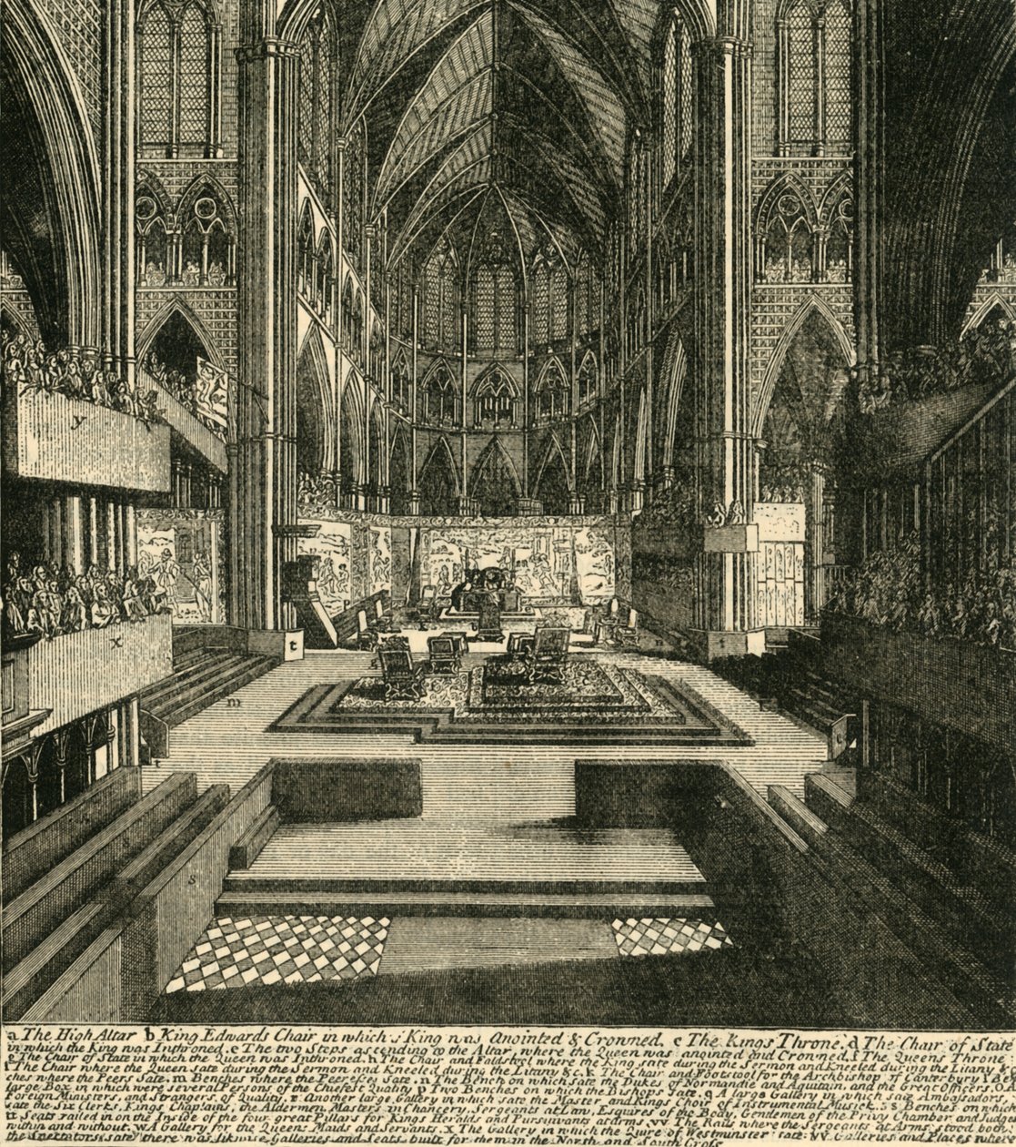 Przygotowania do koronacji Jakuba II. i Jego Królowa, w 1685, 1881. autorstwa Unbekannt