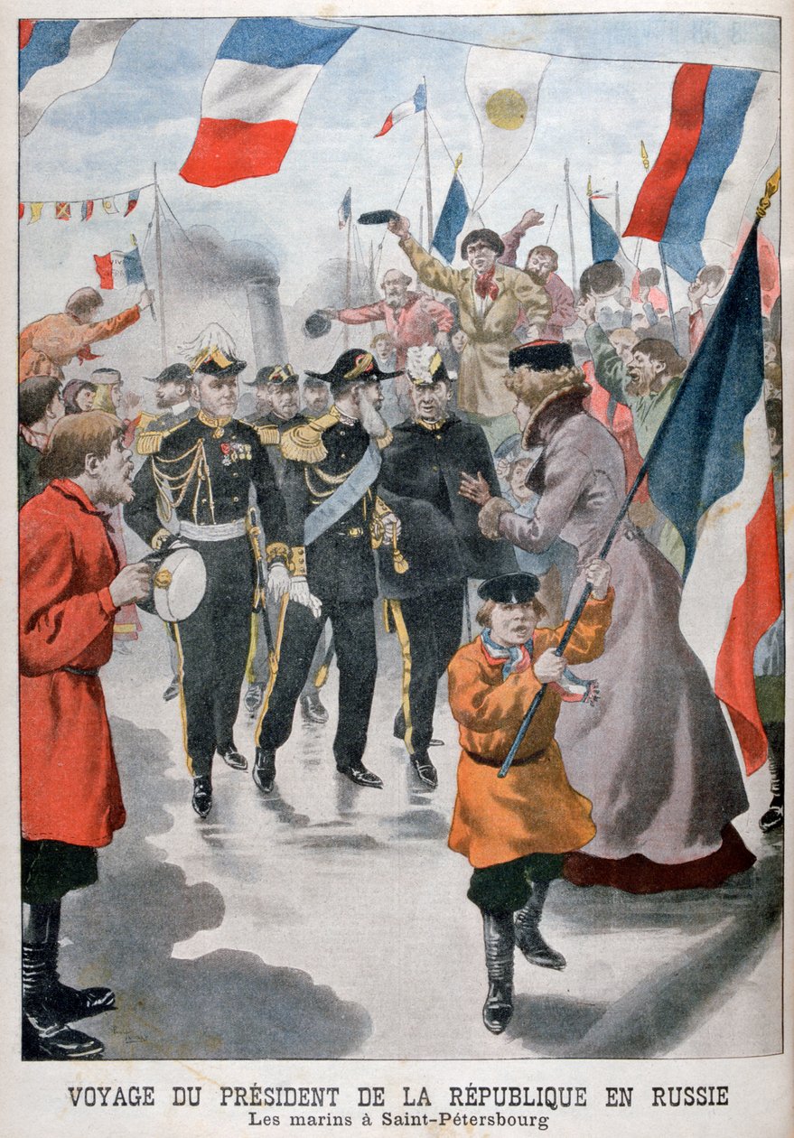 Prezydent Republiki Francuskiej z wizytą w Petersburgu, Rosja, 1902 autorstwa Unbekannt