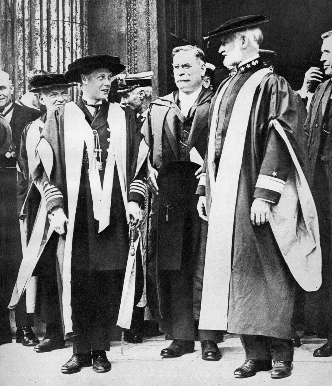 Książę Walii i admirał William Sims, Cambridge, 1921 autorstwa Unbekannt
