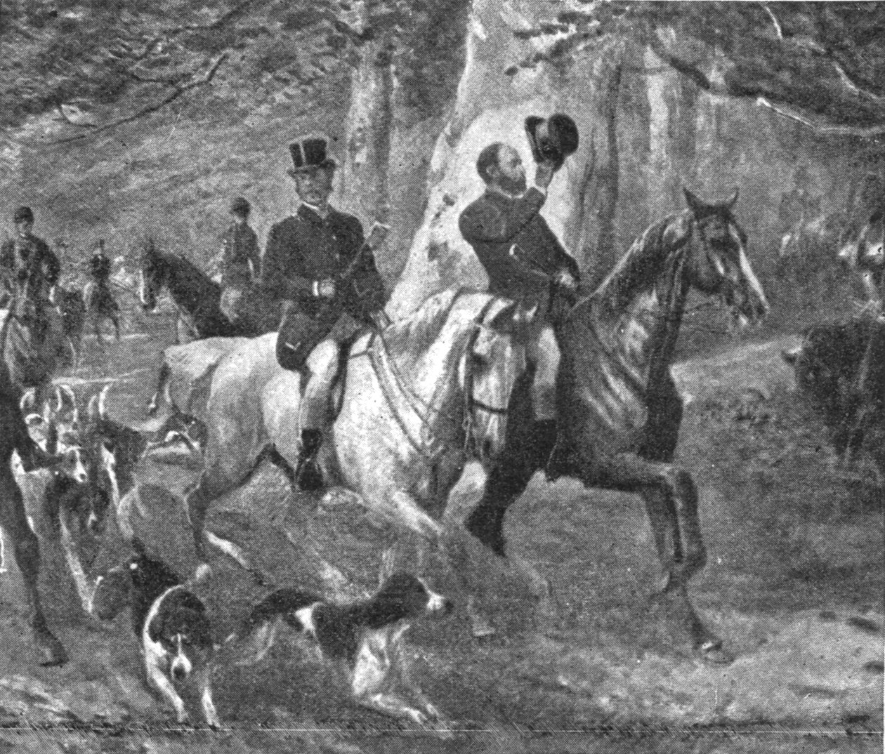 Książę Walii jako myśliwy, koniec XIX wieku, 1901. autorstwa Unbekannt