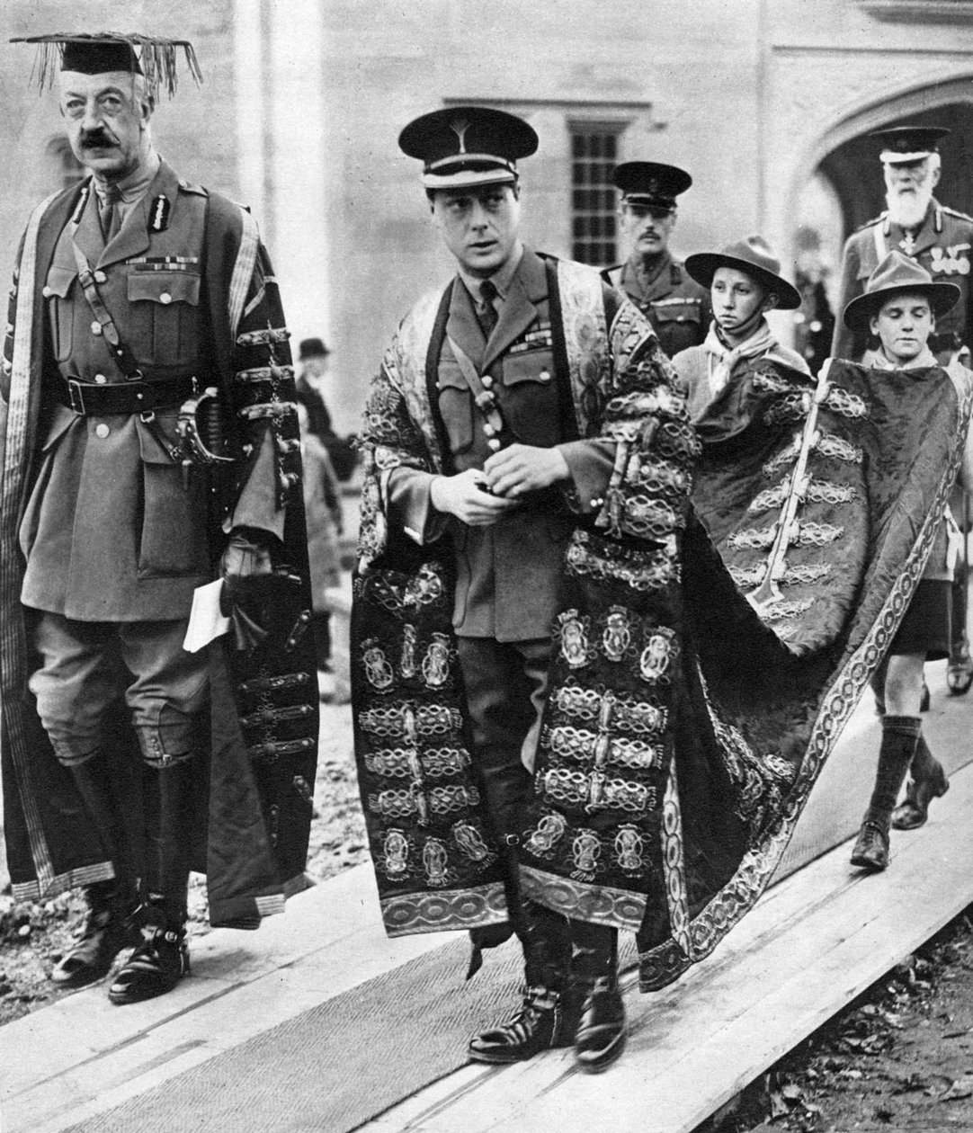 Książę Walii jako rektor Uniwersytetu Walii w Bangor, 1923 r. autorstwa Unbekannt