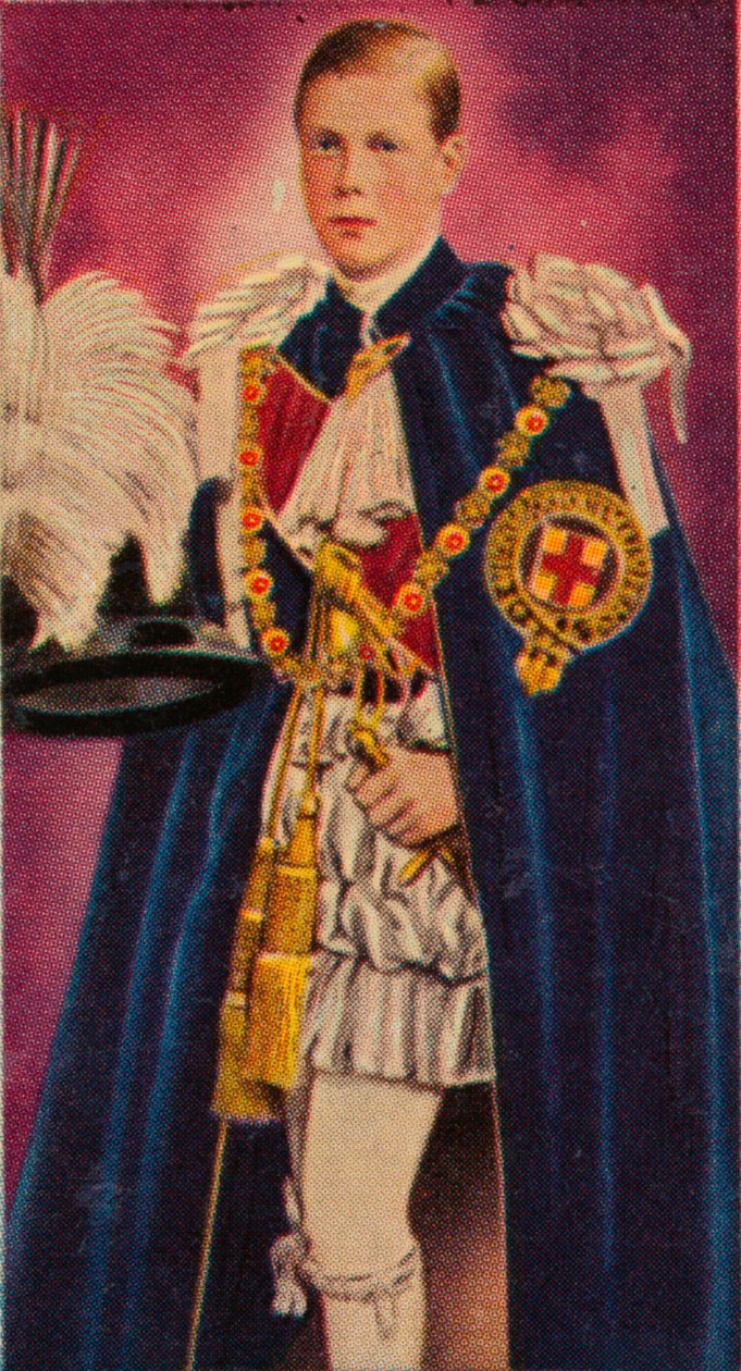 Książę Walii podczas swojej inwestytury jako Rycerz Podwiązki, 1911 1935 autorstwa Unbekannt