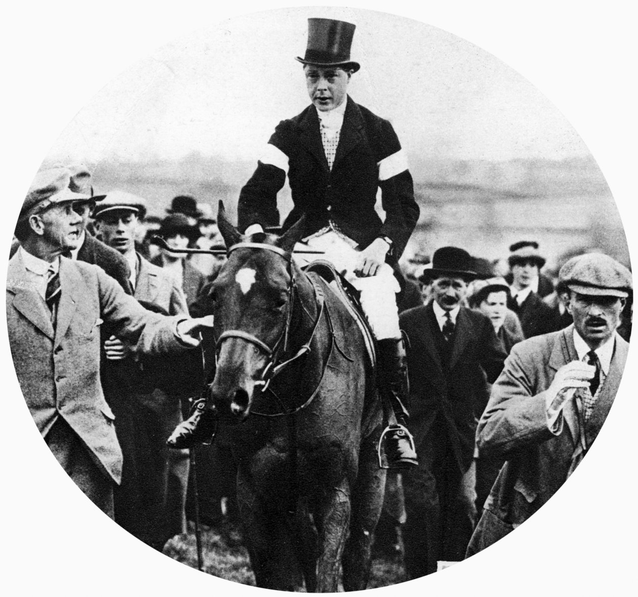 Książę Walii na wyścigach w Grafton Hunt na domowych psach, ok. 1930 autorstwa Unbekannt