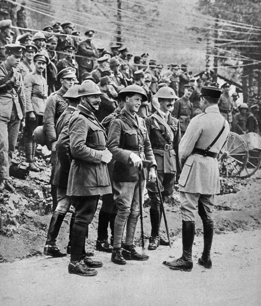 Książę Walii na froncie włoskim, 1917 autorstwa Unbekannt