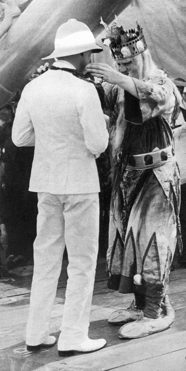Książę Walii udekorowany przez króla Neptuna, HMS Repulse, 1925 autorstwa Unbekannt