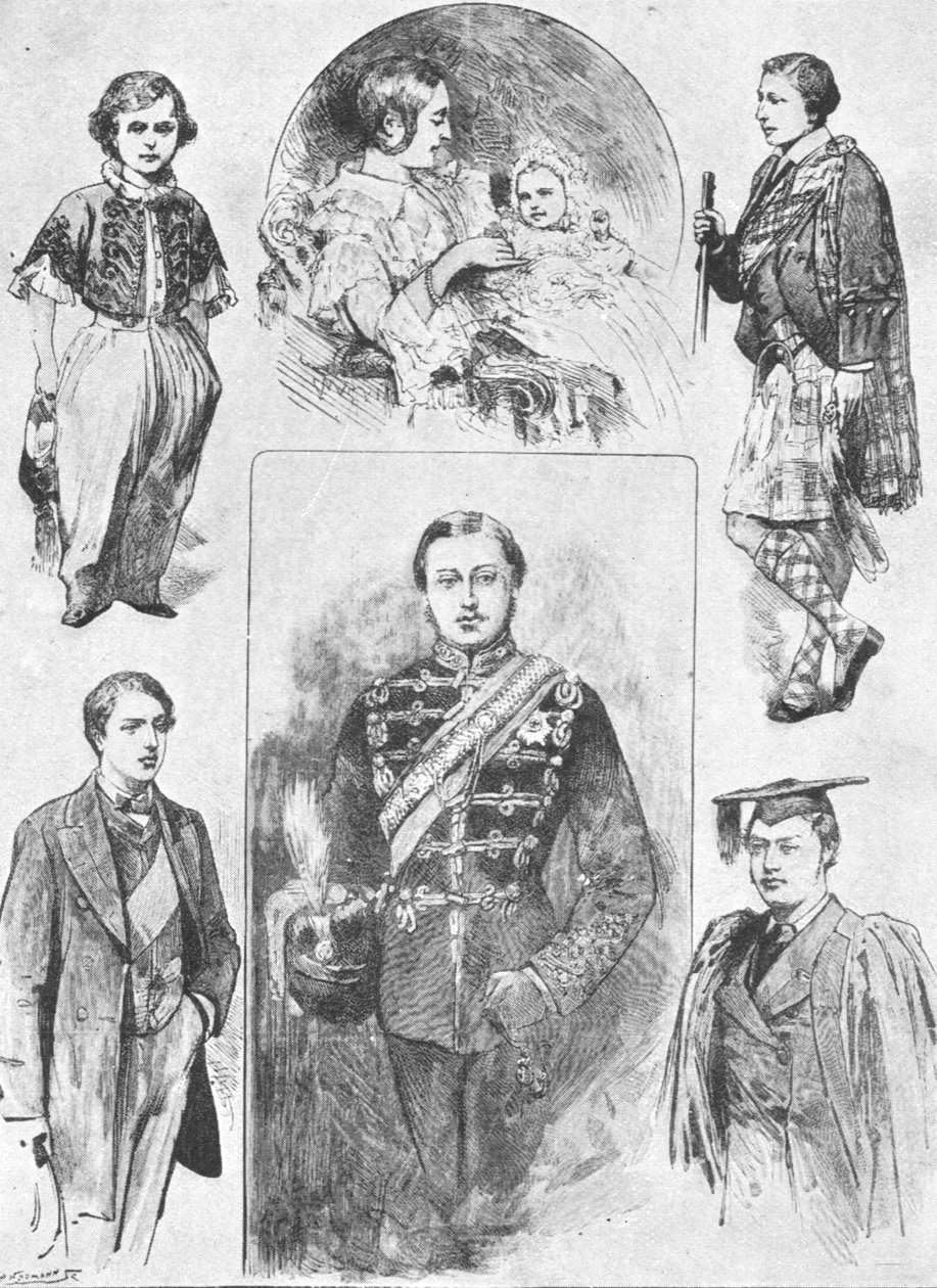 Książę Walii we wczesnych dniach, 1901. autorstwa Unbekannt