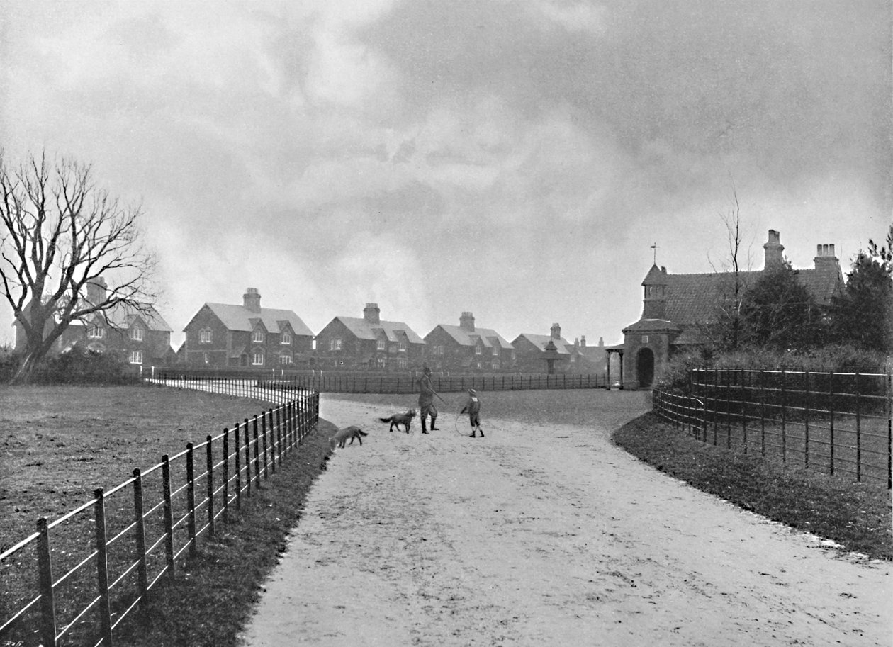 Wioska modelowa księcia Walii w Sandringham, ok. 1896 r. autorstwa Unbekannt