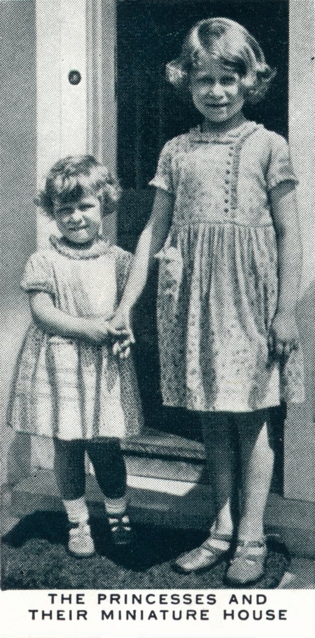 Księżniczki i ich miniaturowy dom, ok. 1932 1937 autorstwa Unbekannt