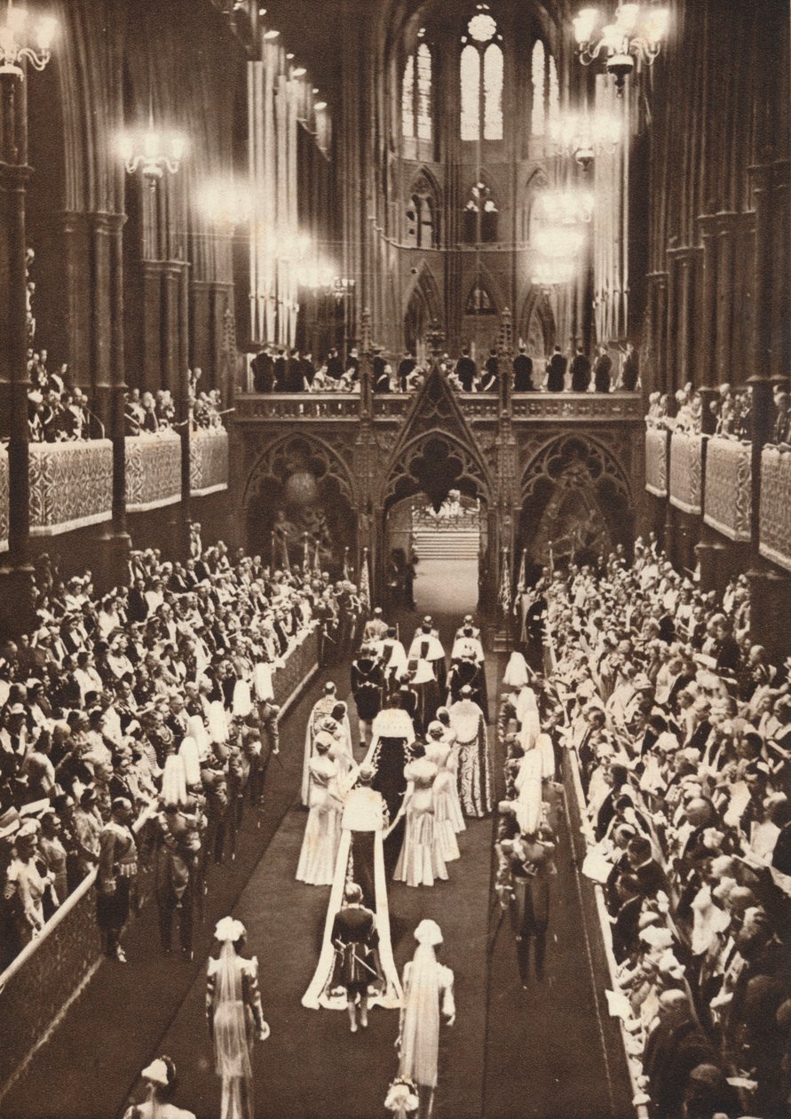 Procesja do opactwa, 1937 autorstwa Unbekannt