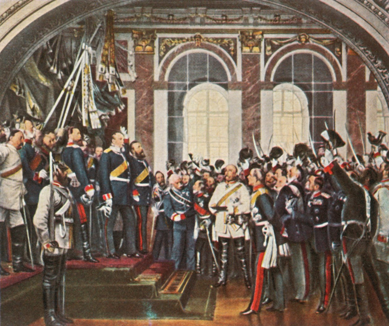 Proklamacja Cesarstwa Niemieckiego w Wersalu, 18 stycznia 1871, 1936. autorstwa Unbekannt