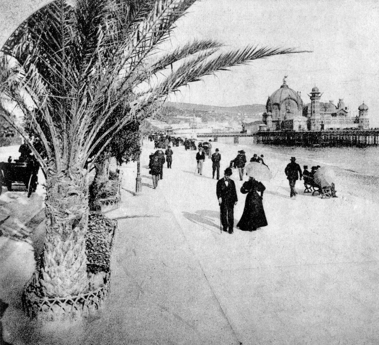 Promenade des Anglais, Nicea, Francja, koniec XIX wieku autorstwa Unbekannt