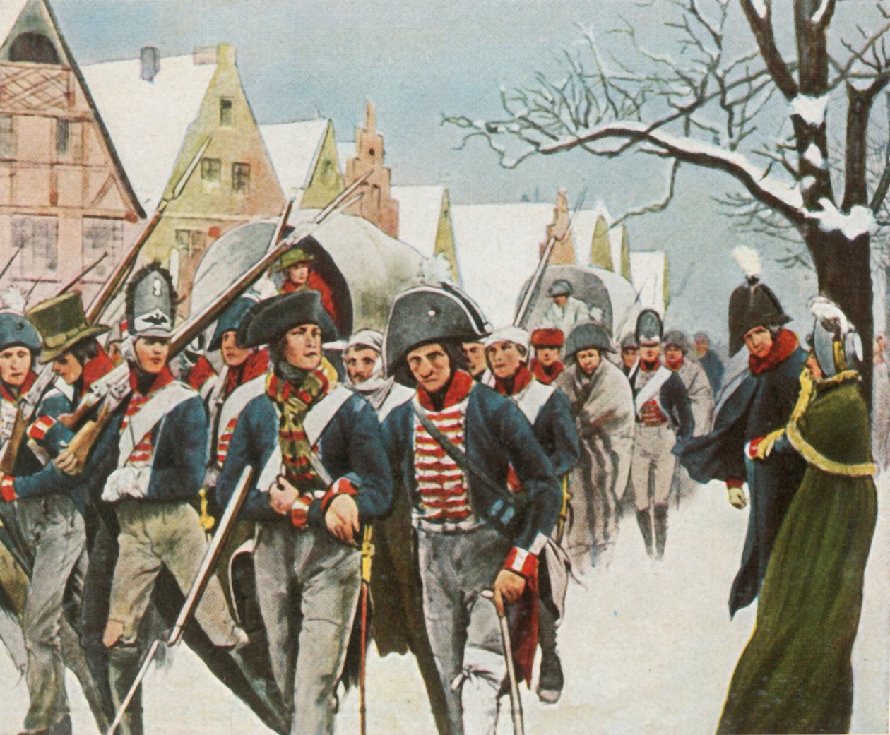 Król i królowa pruska w Memel, 14 stycznia 1807, 1936. autorstwa Unbekannt