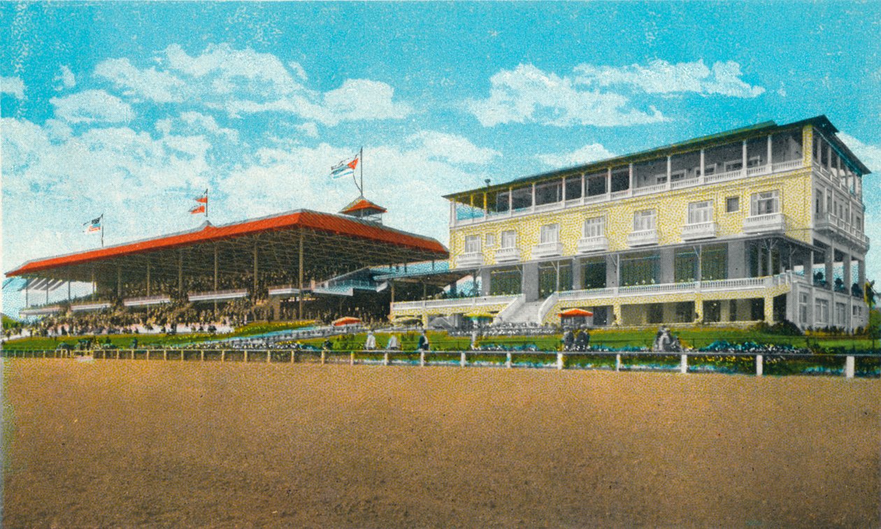 Tor wyścigowy w Oriental Park, Hawana, Kuba, c1915 autorstwa Unbekannt
