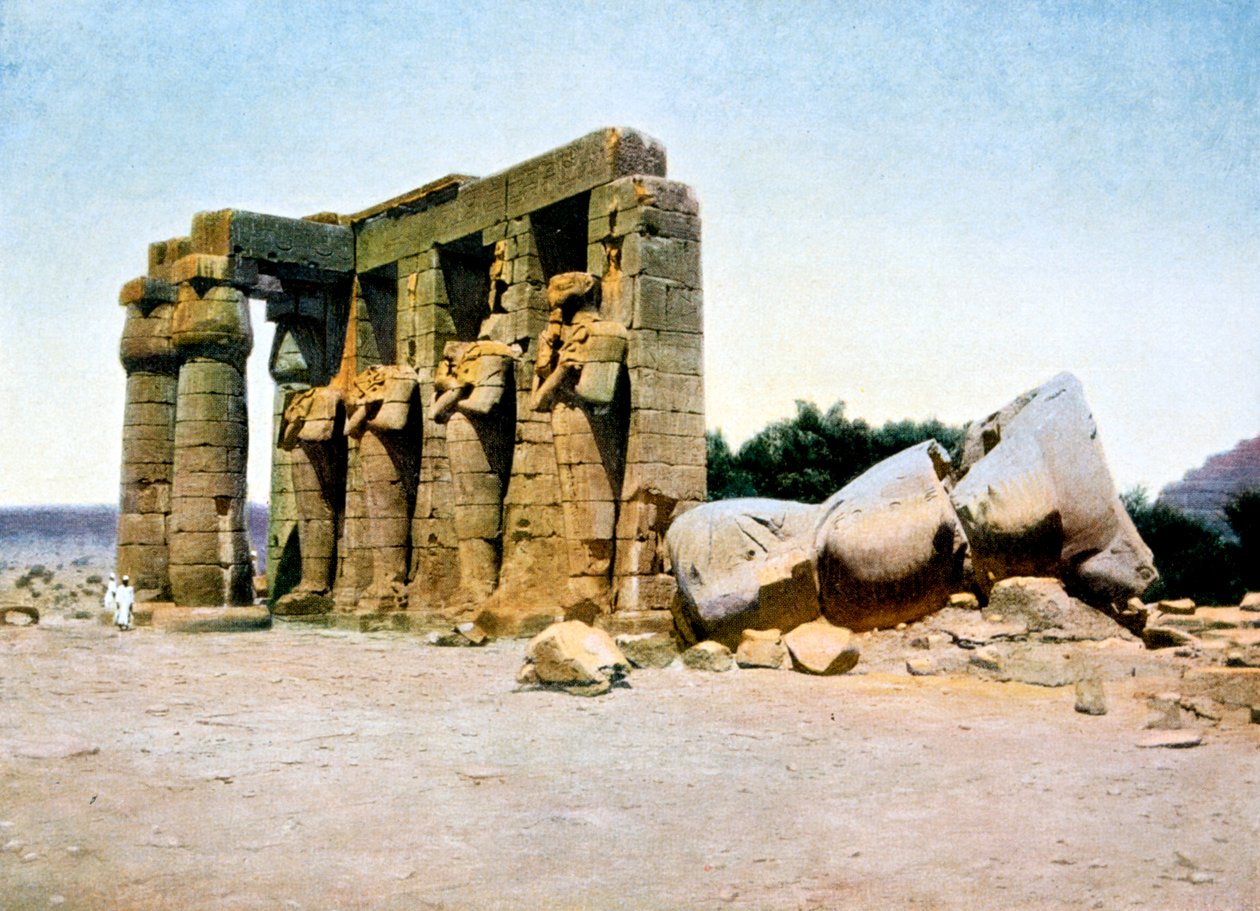 Ramesseum, Teby, Egipt, XX wiek autorstwa Unbekannt