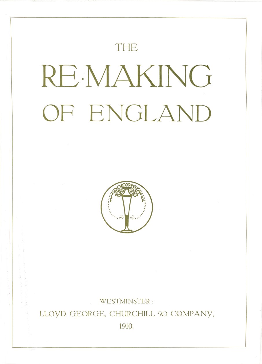 Re-Making Anglii, 1910 autorstwa Unbekannt