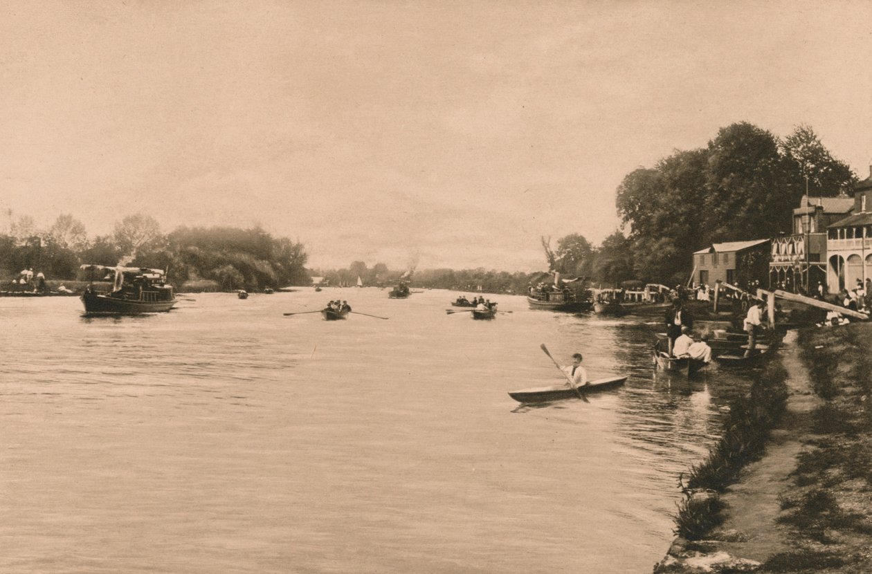 The Reach, Walton-on-Thames, 1902 autorstwa Unbekannt