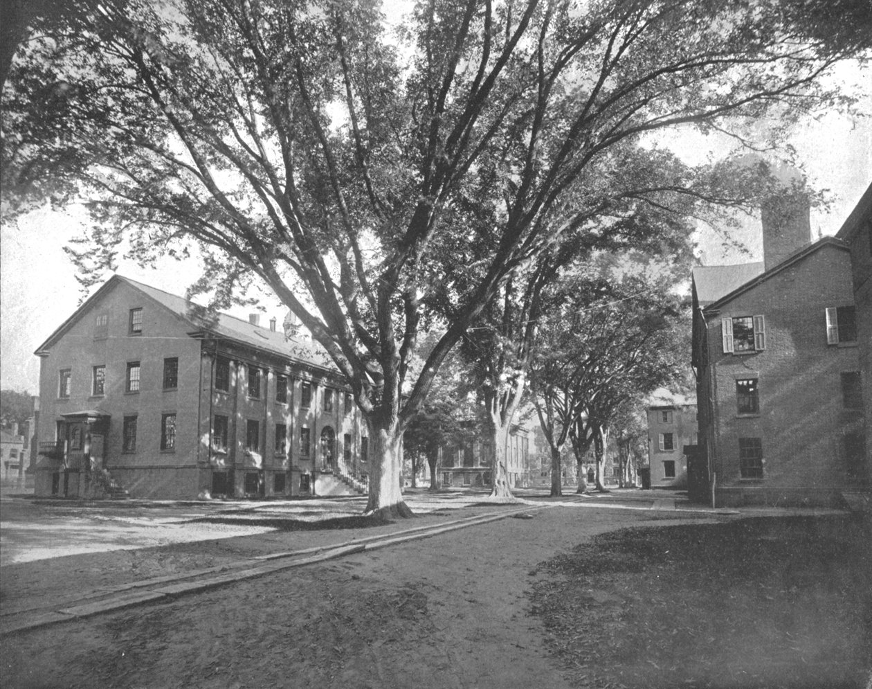 The Reading Hall and Treasury, Yale College, New Haven, Connecticut, USA, ok. 1900. autorstwa Unbekannt