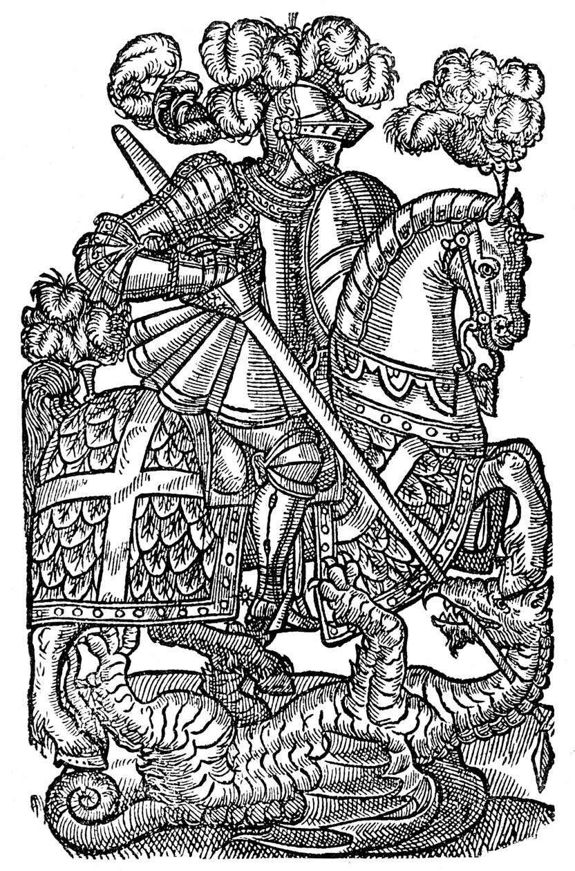 Rycerz Czerwonego Krzyża, 1598, 1893 autorstwa Unbekannt