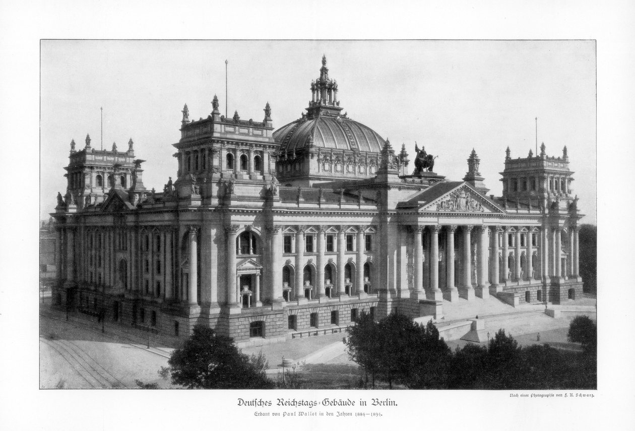Reichstag pod koniec XIX wieku, 1900 autorstwa Unbekannt
