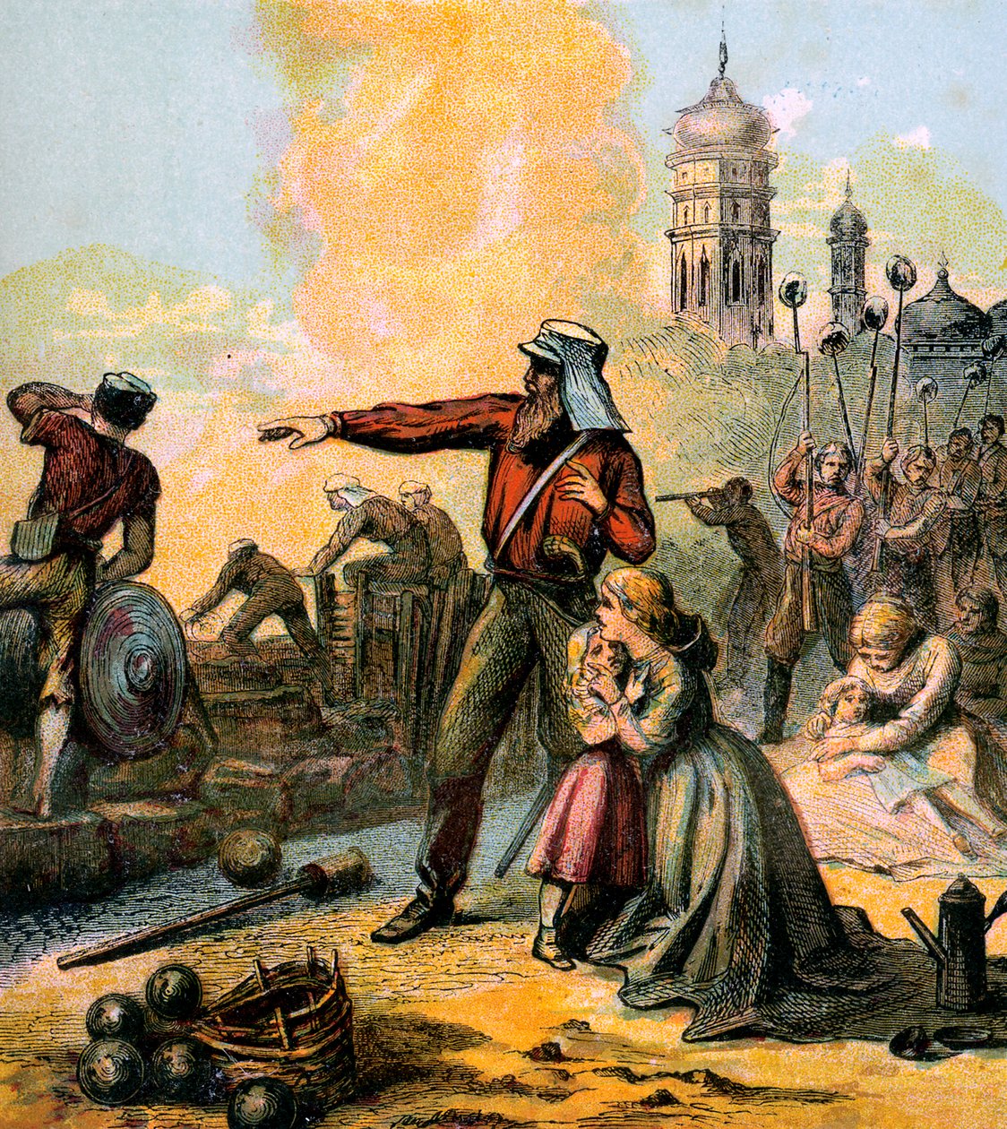 Ulga Lucknowa, 1857 c1850s autorstwa Unbekannt