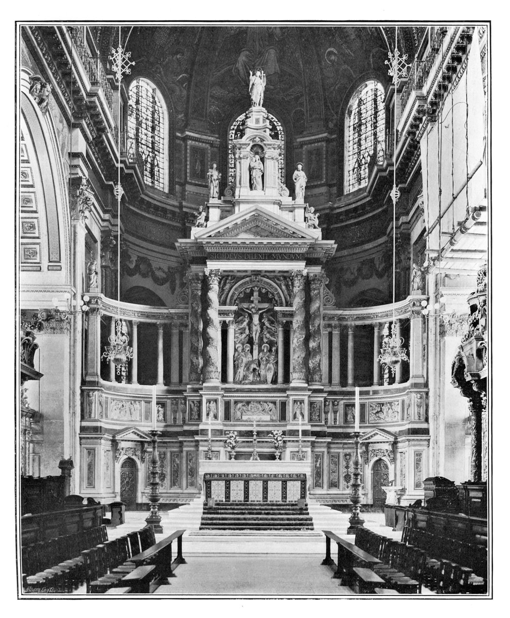 Reredos w katedrze św. Pawła, 1901 autorstwa Unbekannt