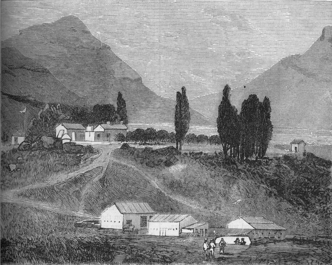 Rezydencja, Maseru, Basutoland, siedziba głównego sędziego, komendant Griffiths, c1880 autorstwa Unbekannt