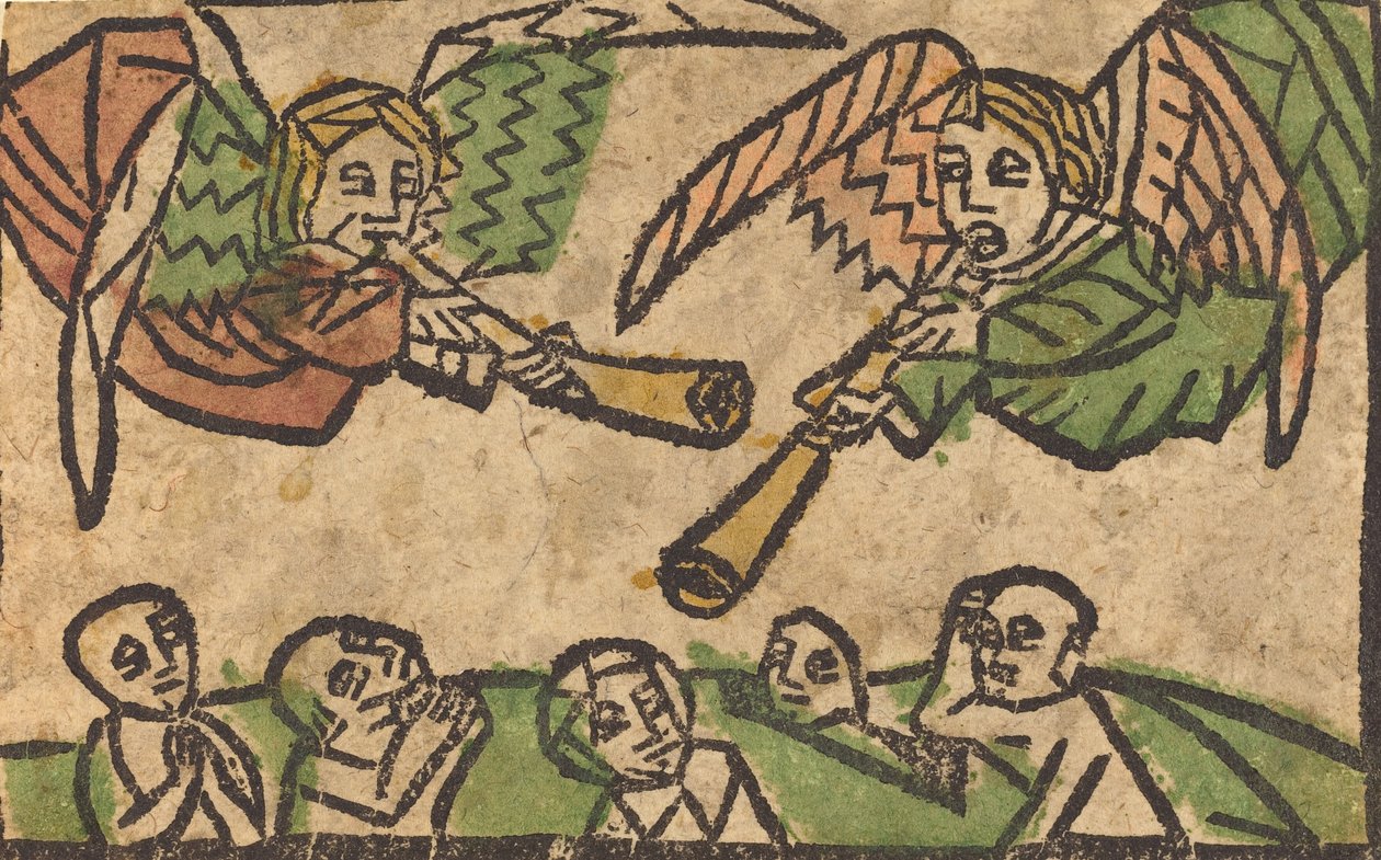Zmartwychwstanie umarłych, c. 14601470. autorstwa Unbekannt