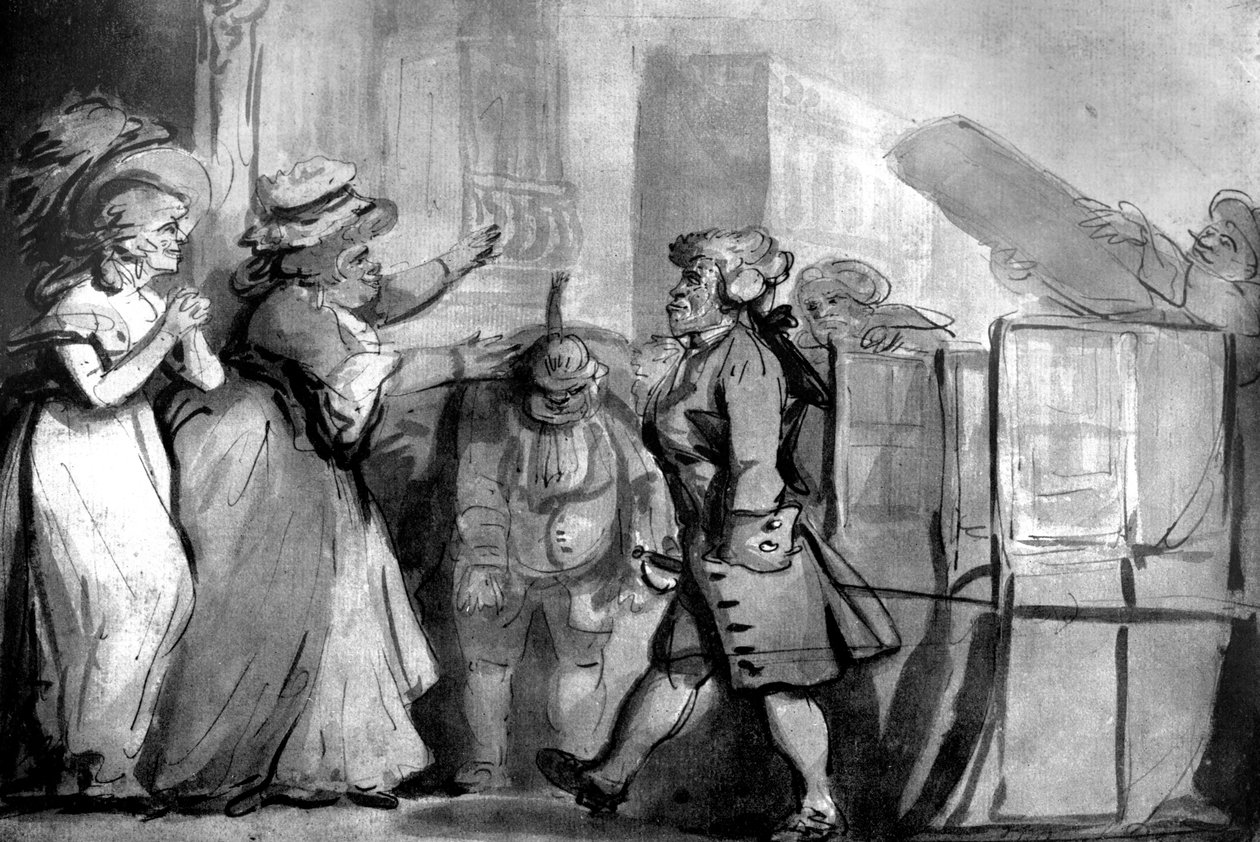 Powrót od św. Jakuba po honorze rycerskim, 1792 autorstwa Unbekannt