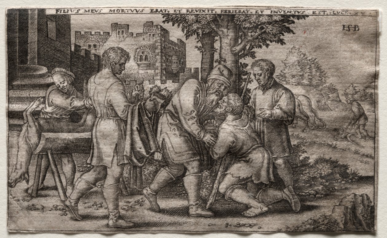 Powrót syna marnotrawnego, 1500s. autorstwa Unbekannt