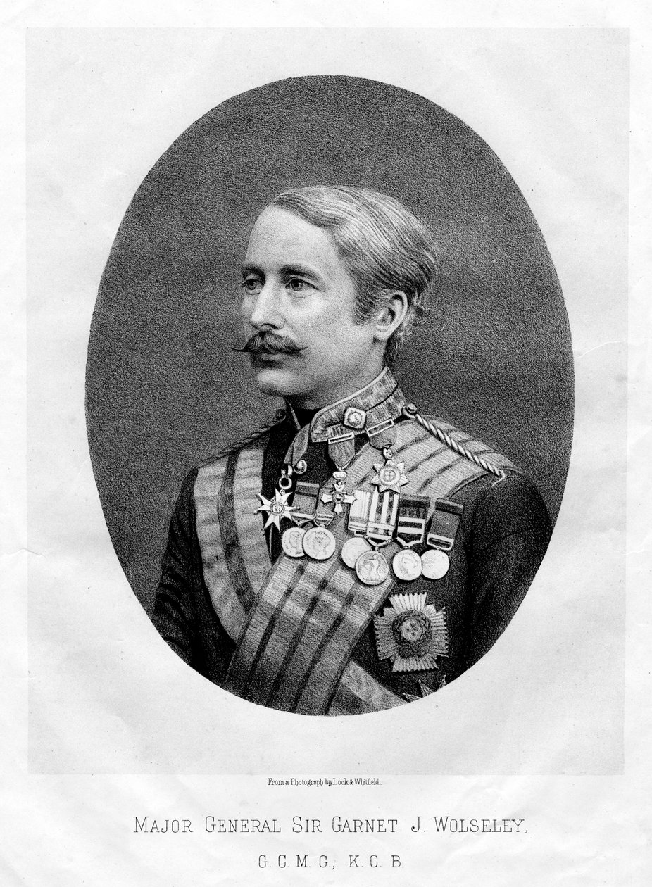 Wielce Szanowny Granat Joseph Wolseley, brytyjski feldmarszałek, 1880 autorstwa Unbekannt