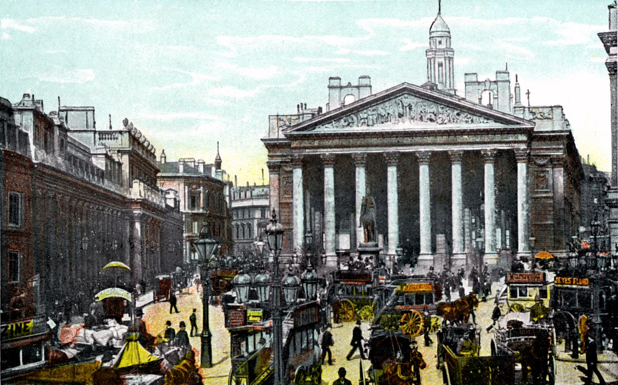 The Royal Exchange, Londyn, XX wiek autorstwa Unbekannt