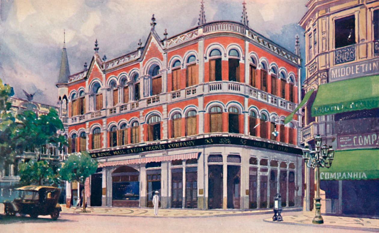 Biura Royal Mail Steam Packet Company, Avenida Rio Branco., 1914 autorstwa Unbekannt