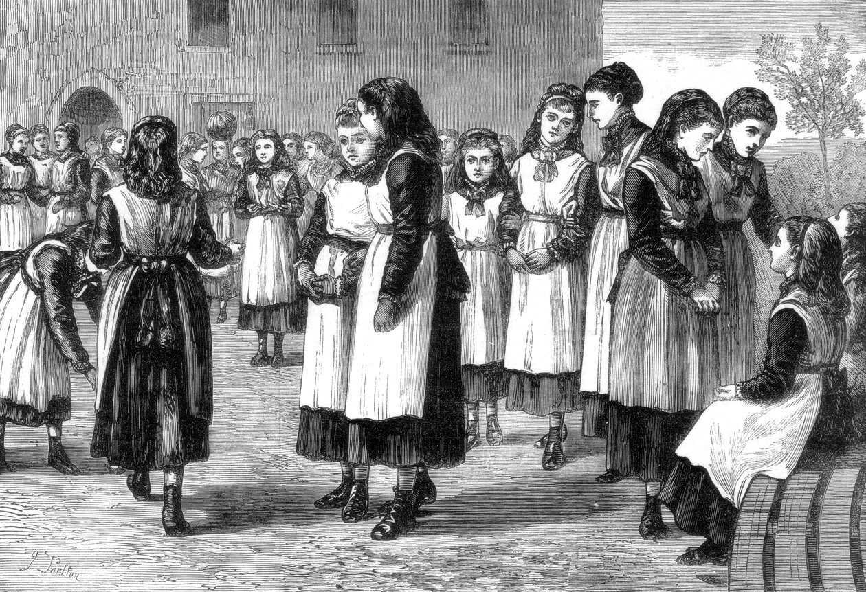 Królewska Szkoła Masońska dla dziewcząt, St Johns Hill, Battersea Rise, Londyn, 1875 autorstwa Unbekannt
