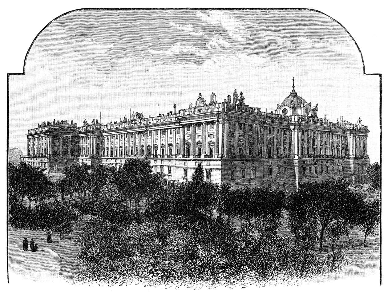Pałac Królewski, Madryt, Hiszpania, 1900 autorstwa Unbekannt