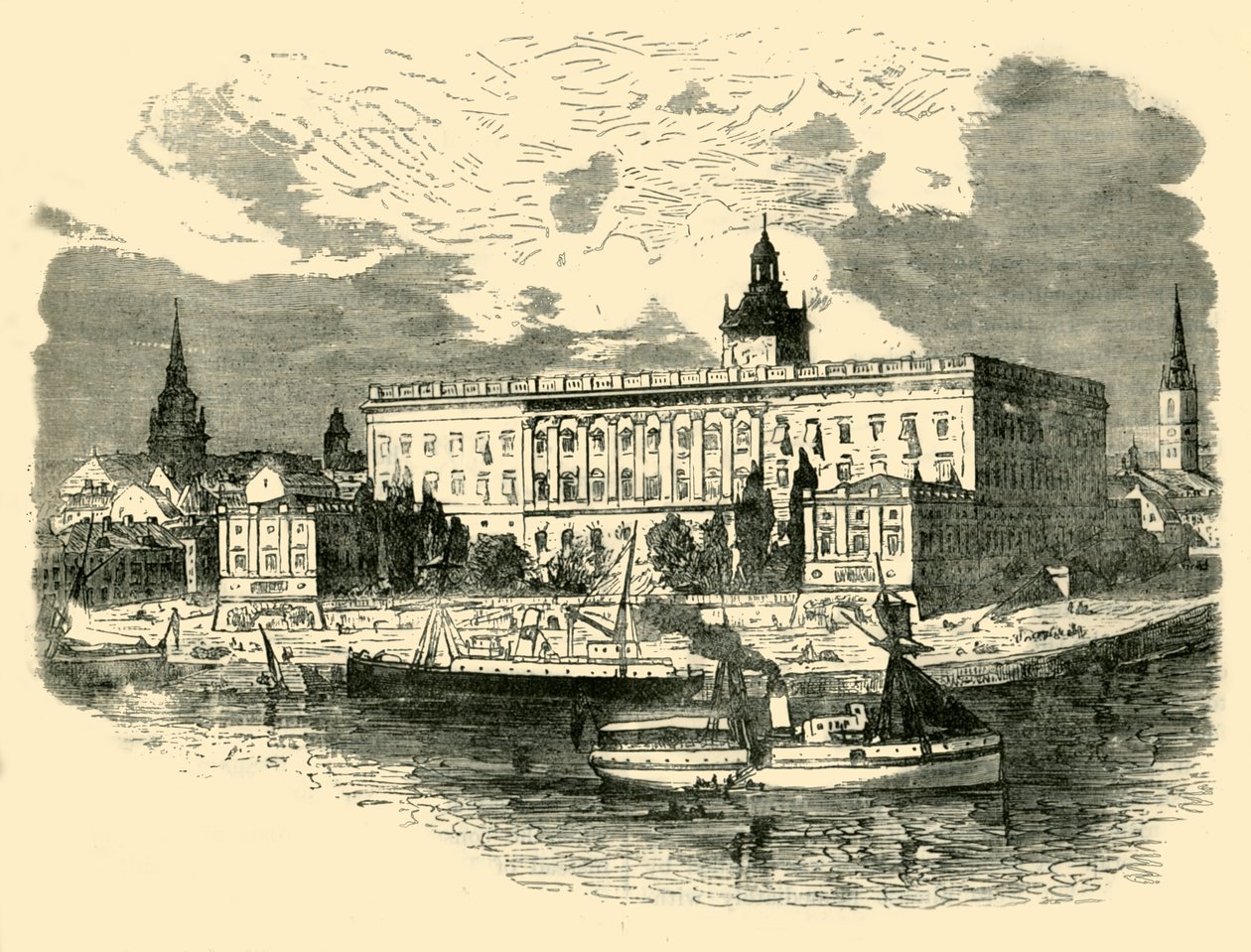 Pałac Królewski, Sztokholm, 1890. autorstwa Unbekannt