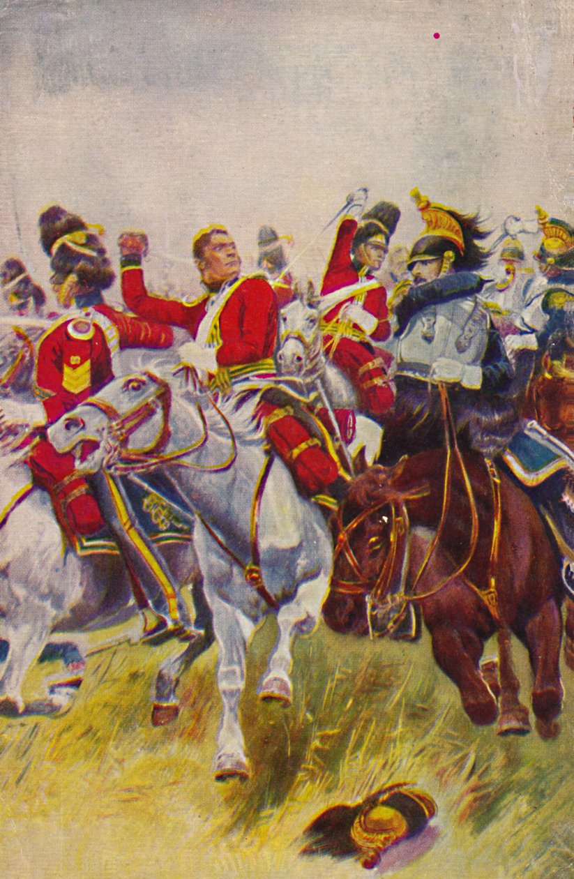 Królewscy Szkoci Grey. Szarża szaraków pod Waterloo, 1815, 1939. autorstwa Unbekannt