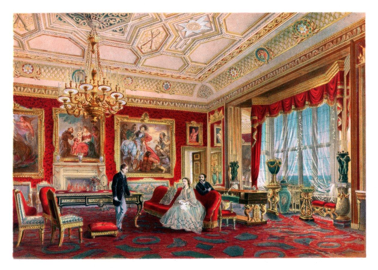 Pokój Rubensa, Zamek Windsor. c1850-1910 autorstwa Unbekannt