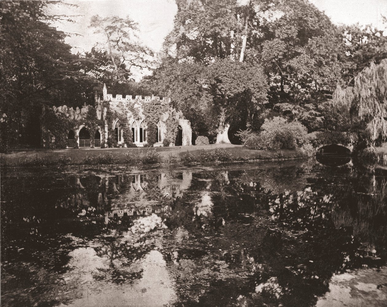Ruiny w Frogmore, Berkshire, 1894. autorstwa Unbekannt