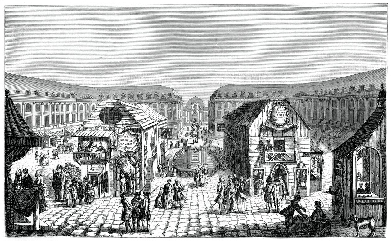 Jarmark Świętego Owidiusza, 1885 autorstwa Unbekannt