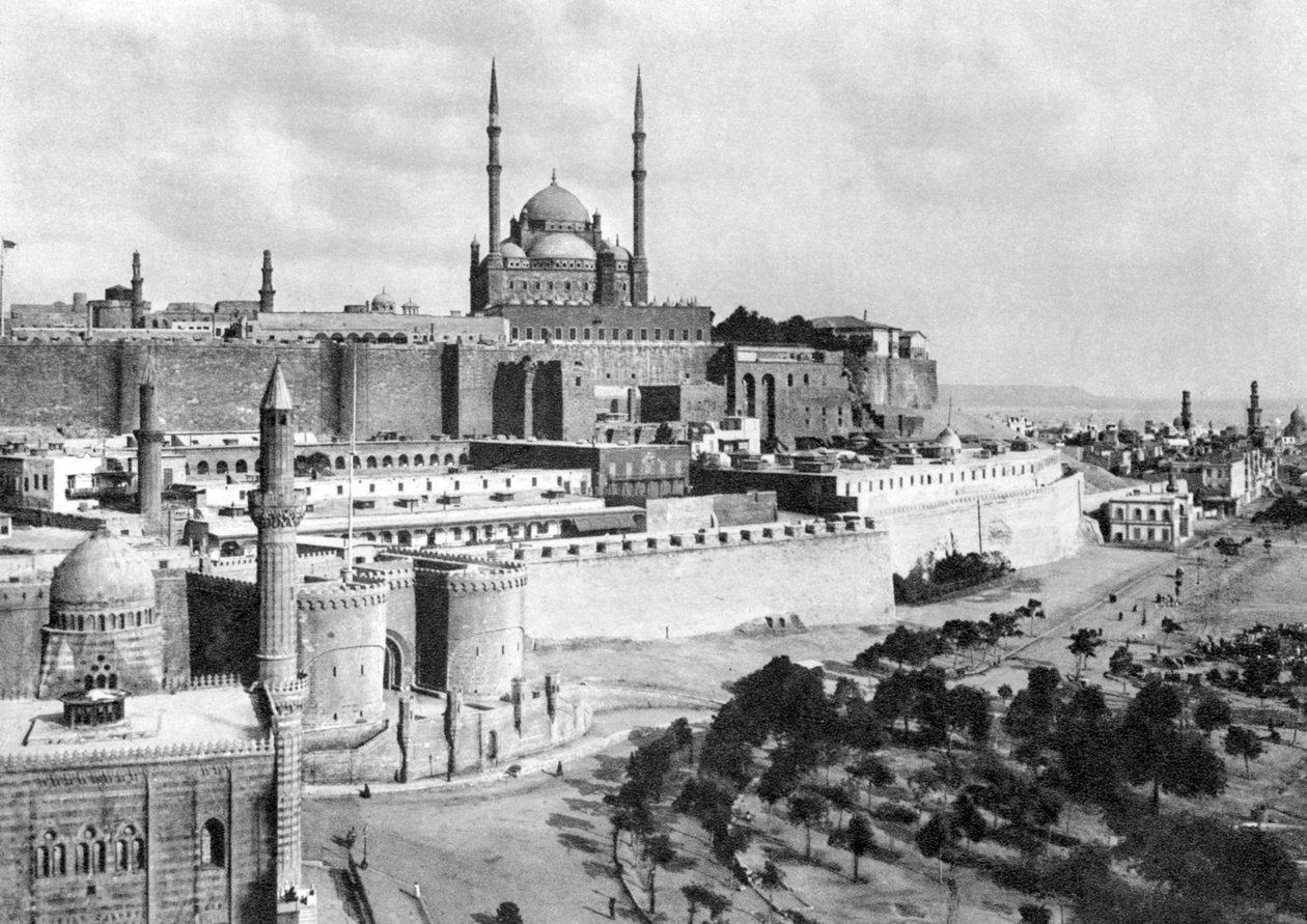 Cytadela Saladyna, Kair, Egipt, ok. 1920 r. autorstwa Unbekannt